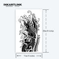 Koi Fish temporary tattoo sticker, waterproof magic tattoo, lasts to 15 days fake tattoo, semi permanent tattoo. 