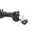 Brass CNC Widen Portal Axles +10mm with Lay Down Servo Mount & Links for 1/18 RC Crawler Car TRX4M Axle Upgrade parts. 