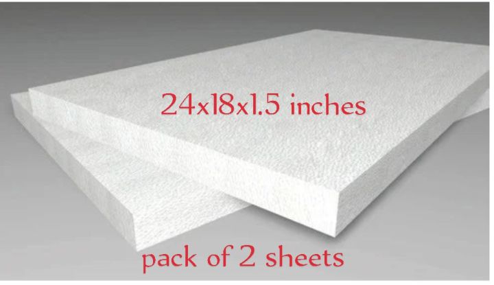 thermopore/thermocol sheet 24x18x1.5 inches packing of 2