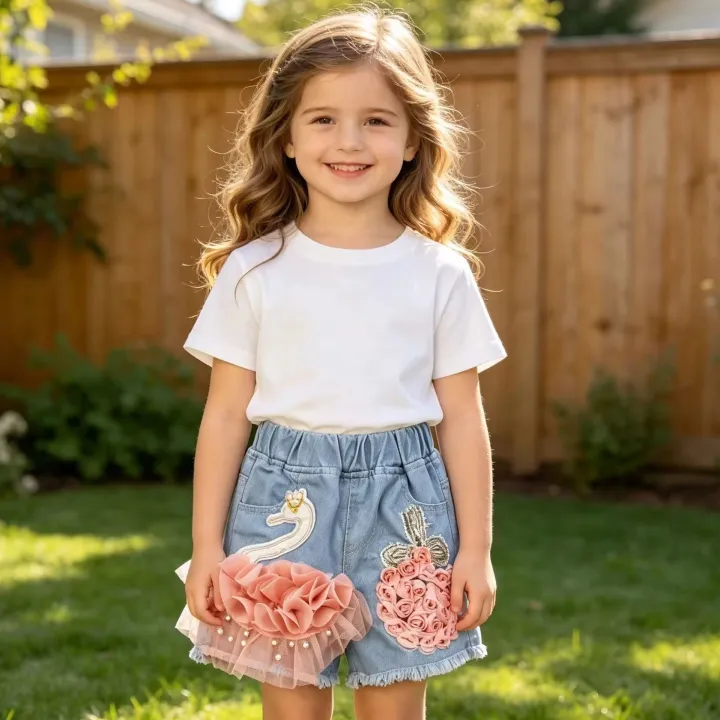 Baby%20Girl's%20Summer%20Cotton%20Denim%20Shorts%20Pants%20Toddler%20Kids%20Cute%20Swan%20Flower%20Soft%20Jeans%20for%20Teenager%20Girls%20Children%20Clothing%20-%20Image%202
