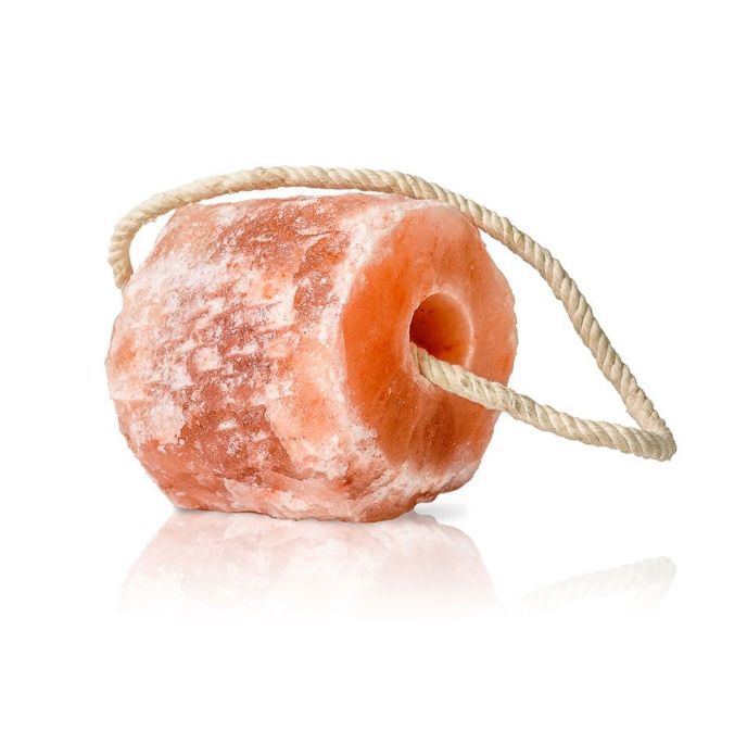 Himalayan Mineral Salt Lick (2x3 kg on a Rope) 100% Natural Product | Salt Block for Horses, Deer, Goats, Cattle, Rabbits,Cow| Real Salt & Stone Horse Lick Lamp Table Lamp