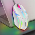 SKYLION F1 Wired 3 Keys Mouse Colorful Lighting Gaming and Office For Microsoft Windows and Apple IOS System. 