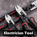 Multifunctional 6/8/10 inch Cable Cutter Electrician Professional Wire Cable Cutter Stripper Pliers Hand Tool Cable Scissors.