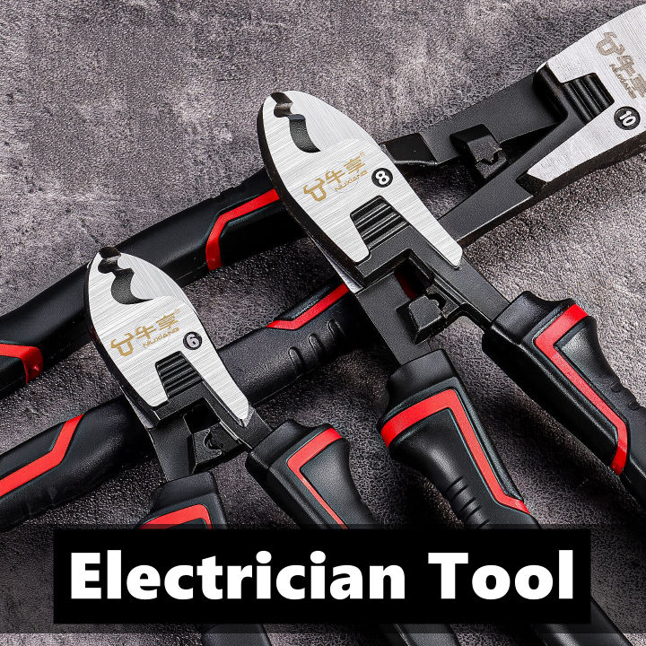 Multifunctional%206/8/10%20inch%20Cable%20Cutter%20Electrician%20Professional%20Wire%20Cable%20Cutter%20Stripper%20Pliers%20Hand%20Tool%20Cable%20Scissors%20-%20Image%204