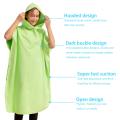 Hooded Microfiber Towel Quick Dry Swim Beach Towel  Unisex Travel Surf Sauna Gym Lightweight Bathrobe Cape Changing Robe . 