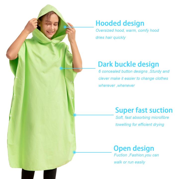 Hooded%20Microfiber%20Towel%20Quick%20Dry%20Swim%20Beach%20Towel%C2%A0%20Unisex%20Travel%20Surf%20Sauna%20Gym%20Lightweight%20Bathrobe%20Cape%20Changing%20Robe%C2%A0%20-%20Image%204