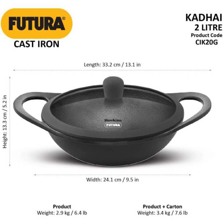 Hawkins%20Futura%202%20Litre%20Cast%20Iron%20Kadhai,%20Naturally%20Nonstick%20Cast%20Iron%20Kadai%20with%20Glass%20Lid,%20Cast%20Iron%20Cookware%20for%20Kitchen,%20Black%20(CIK20G)%20-%20Image%207