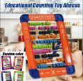 Educational Counting Toy Math Numbers Counting Beads Learning Abacus Toy. 