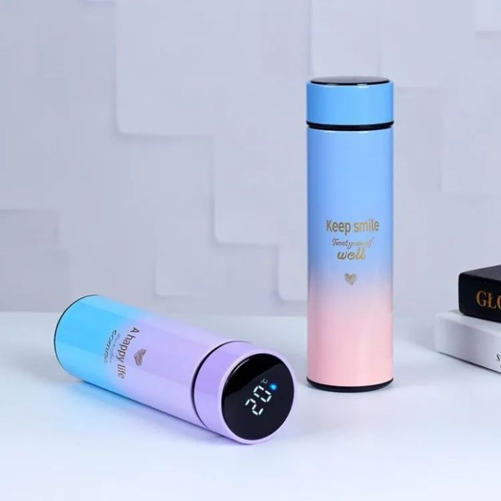Best Imported Original 500ML Smart Thermos Water Bottle Led Digital Temperature Display