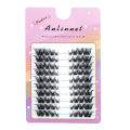 Fox False Eyelashes 1 box 80 Bundles Mink Eyelashes Extension Natural Volume Faux Eyelashes 3D Russian 8-13mm Mix Lashes Makeup.