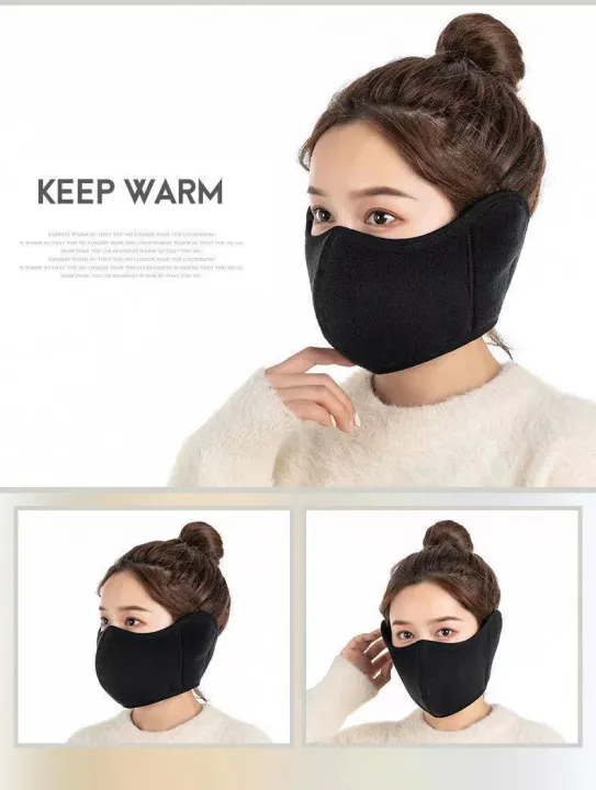 Winter%20Thickened%20Thermal%20Mask%20Women's%20Outdoor%20Cold%20and%20Wind%20Proof%20Mask%20Riding%20Ear%20Protector%20Twa%20in%20One%20Mask%20Washing%20-%20Image%204