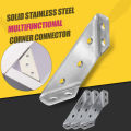 Universal Furniture Corner Bracket Angle Fasten Connector Bedframe Cabinet Drawer Chair Hardware Triangle Support Frame. 