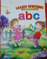 Small Alphabets abc and math counting Writing book with coloring pictures for children practice. 