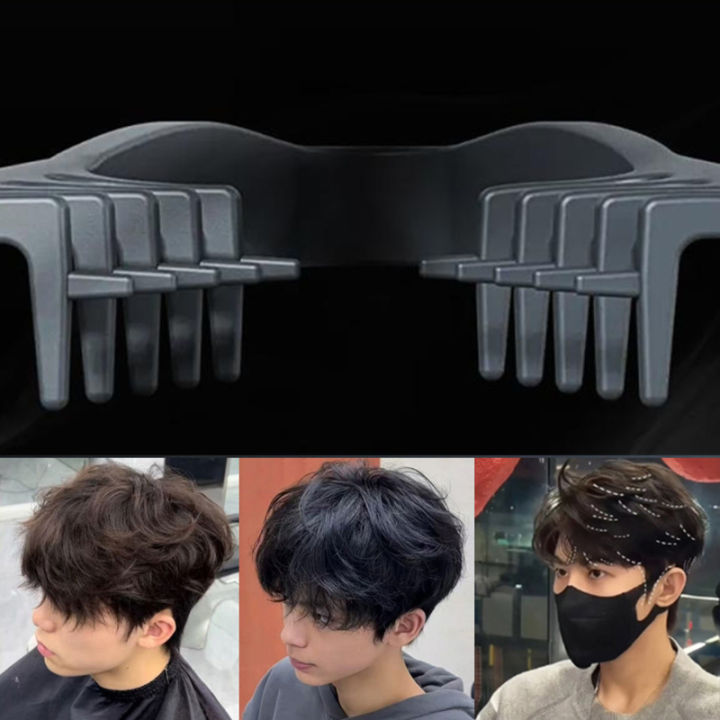 Volumizing Wide-Tooth Hair Styling Comb Fluffy Textured Styling Comb Roots Fluffy Korea Style Seam Covering Bangs Hair Combs