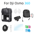 For  Osmo 360 Camera Accessory Kit Lens Guard/Silicone Protective Cover/Screen Protectors/Case/Magnetic Adapter Base. 