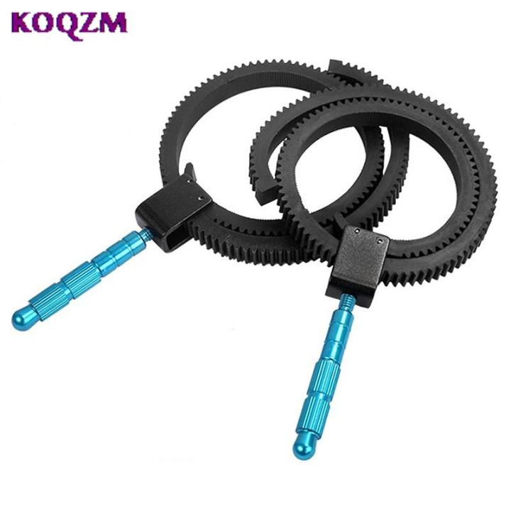 New 1pcs Adjustable Zoom Focusing Follow Focus Handle Scale Lever with Gear Ring for Camera Lens