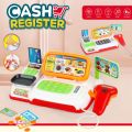 Simulation Cartoon Supermarket Cash Register Toy Home Appliance Series Children Play Home Electric Lighting Sound Register. 