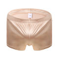 Men's Satin Sleepwear Loungewear Sleep Shorts Bottoms Nightwear Loose Home Soft Pajamas Boxers. 