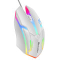 SKYLION F1 Wired 3 Keys Mouse Colorful Lighting Gaming and Office For Microsoft Windows and Apple IOS System. 