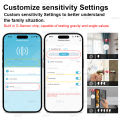 Tuya Zigbee Smart Vibration Sensor Detection Tilt XYZ Axis Sensor SmartLife App Notification Real-Time Motion Shock Alarm Record. 