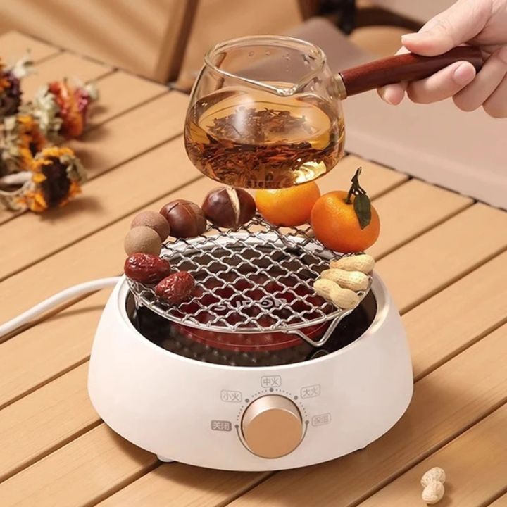 Portable%20Round%20Air%20Fryer%20Rack%20Stainless%20Steel%20Stackable%20Grid%20Grill%20with%20Foot%20Cooling%20Rack%20Home%20Kitchen%20Oven%20Steamer%20Cooker%20-%20Image%203