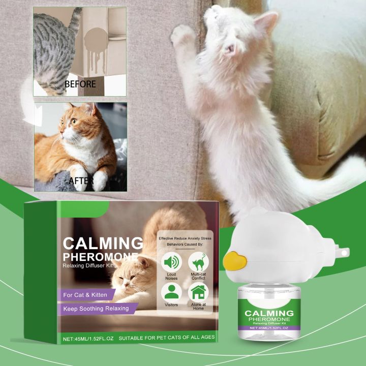 Image showcasing 45ML Cat Pheromone Calming Diffuser Cat Calming Diffuser Kit ...