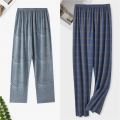 Men's Pajama Pants Spring and Autum Thin Trousers Loose Large Size Autum Casual Home Pants Single Trousers. 