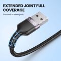 Toocki 3 in 1 USB Cable 6A 100W Micro USB Type C Charging Cable For iPhone 14 13 12 13 Data Cord.