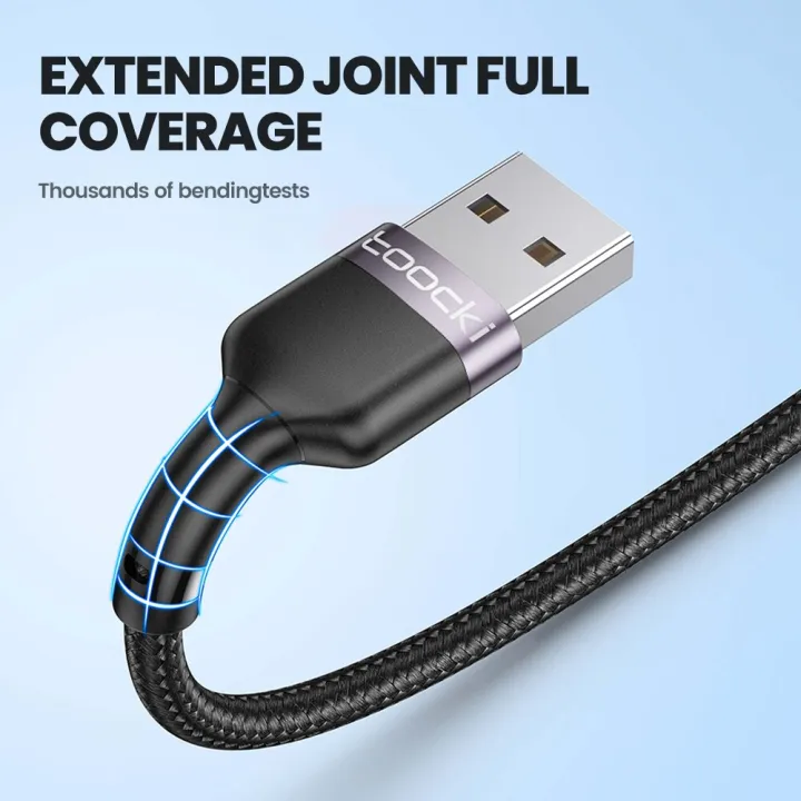 Toocki%203%20in%201%20USB%20Cable%206A%20100W%20Micro%20USB%20Type%20C%20Charging%20Cable%20For%20iPhone%2014%2013%2012%20%20%20%2013%20%20%20Data%20Cord%20-%20Image%205