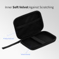 2.5in External Hard Drive Disk Case Shockproof EVA Case HDD with Mesh Pocket and Soft Inner Fabric Carrying Case for Office Use.