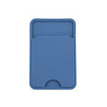 Silicone Business Credit Pocket Adhesive Mobile Phone Back Slot ID Bank Card Phone Pouch Phone Back Paste Sticker Card Holder. 