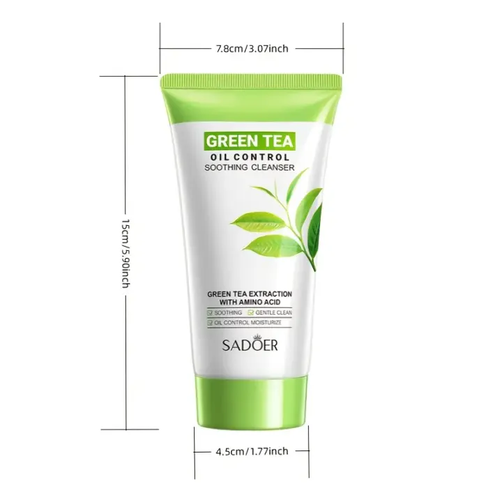 SADOER%20Green%20Tea%20Extraction%20with%20Amino%20Acid%20Oil%20Control%20Soothing%20Cleanser-%20150g%20Face%20Wash%20-%20Image%207