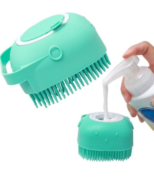 Pet%20Dog%20Shampoo%20Brush%202.7oz/80ml%20Cat%20Massage%20Comb%20Grooming%20Scrubber%20Brush%20for%20Bathing%20Short%20Hair%20Soft%20Silicone%20Rubber%20Brushes%20-%20Image%203