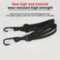 Universal 60/90CM Motorcycle Helmet Straps Hook Luggage Retractable Elastic Rope Fixed Strap Luggage Reflective Multi-functional.