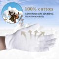 1pair White Cotton Gloves Men Formal Tuxedo Uniform Gloves Guard Parade Ceremony Costume Cosplay Coin Jewelry Butler Glove.