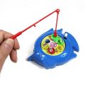 Fishing Game Play Set - 8 Fish, 1Poles, Rotating Board On-Off Music Switch - Family Board Game, Toy for Kids and Toddlers Age 3 4 5 6 7. 