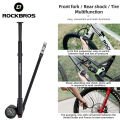 ROCKBROS 300PSI Bicycle Pump High-pressure Front Fork Pump Tire Air Inflator Pump MTB Road Schrader Presta Valve Bike Pump. 