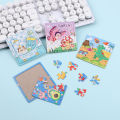 10-50Pcs Mini Cartoon Animal Paper Jigsaw Puzzles Educational Toy Kids Birthday Party Favors School Rewards Pinata Fillers.