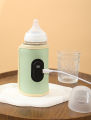 USB Charging Feeding Bottle Heater Heating Sleeve Milk Warmer 5 Temperature Adjust Insulated Breastmilk Warm Bag. 