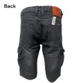 Cargo shorts, 3-part jeans, zipper crotch, size 28-38 (with destination payment). 