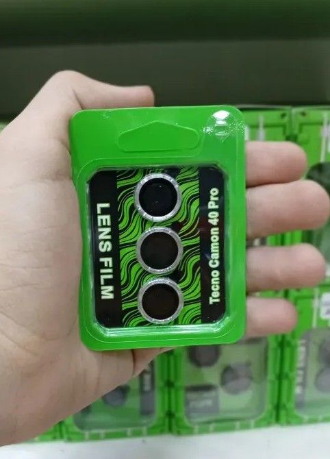 Tecno Camon 40 / Camon 40 Pro Camera Ring Glass Tempered Camera Protector Lens Glass 100% Orignal Premium Quality For Tecno Camon 40 / Camon 40 Pro Camera Glass metal ring Glass Protector