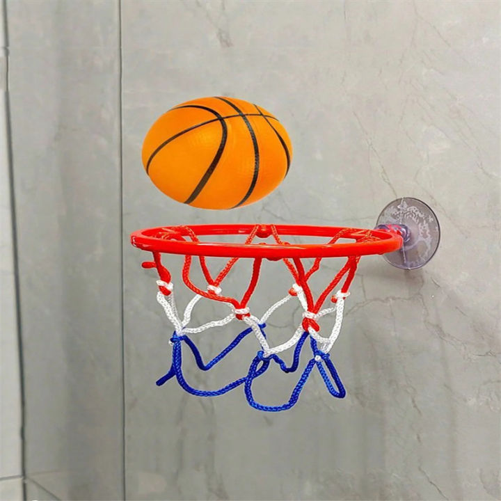 Children's sports mini basketball set coordinated wrist solid  elastic ball shooting table game toy