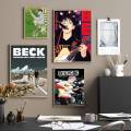 Beck Mongolian Chop Squad Anime Whitepaper Poster Waterproof Paper Sticker Coffee House Bar Aesthetic Art Wall Painting. 