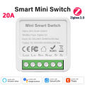 WiFi/Zigbee 3.0 Smart Switch 16A/20A Timer Circuit Breaker 2-Way Control for Alexa  Home Voice Control Automation Relay. 