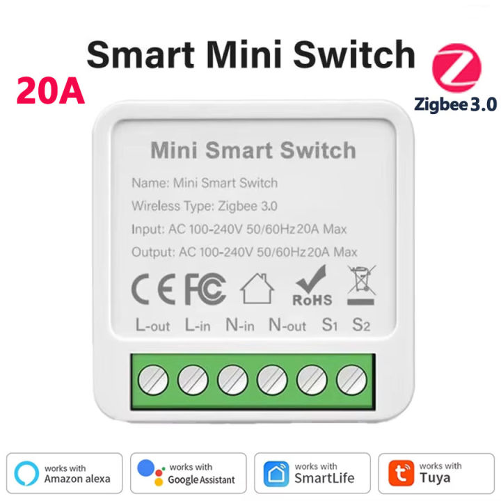 WiFi/Zigbee%203.0%20Smart%20Switch%2016A/20A%20Timer%20Circuit%20Breaker%202-Way%20Control%20for%20Alexa%20%20Home%20Voice%20Control%20Automation%20Relay%20-%20Image%207