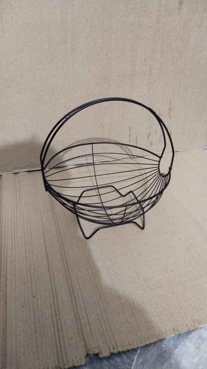 Kitchen Organizer,  1, 2 and 3 Tier Fruit and vegetables basket, Bread basket Made of Prime quality iron frame having powder coating on it.