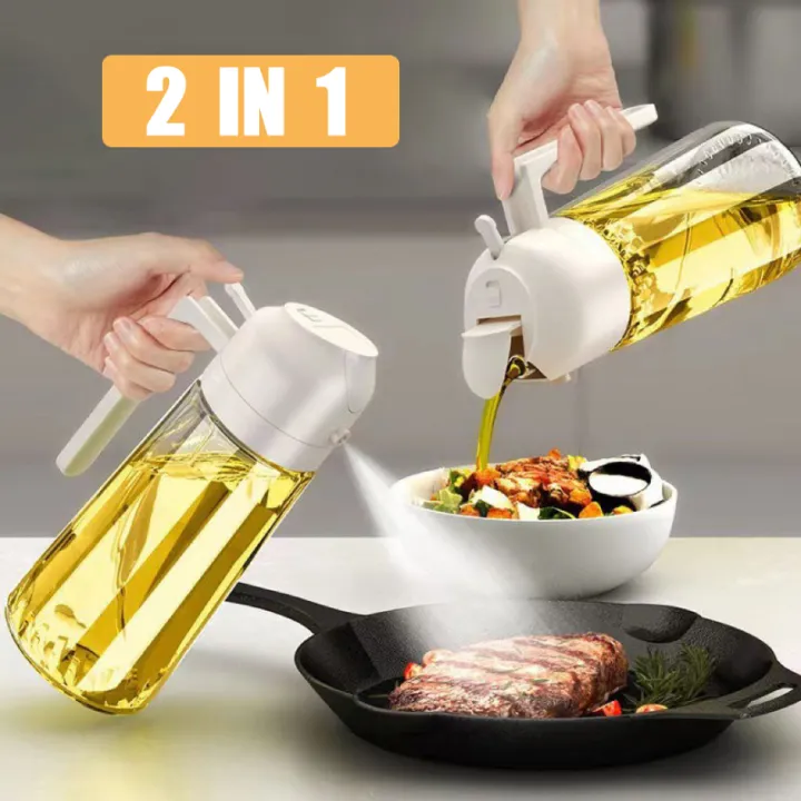 2in1%20470ml%20Glass%20Spray%20Oil%20Sprayer%20Bottle%20Spray%20Oil%20Dispenser%20Oil%20Jar%20Cruet%20BBQ%20Kitchen%20Cooking%20Roasting%20Picnic%20Kitchen%20Tools%20-%20Image%202