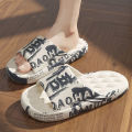 Big Size 48-49 Men Slippers Soft Sole EVA Indoor Outdoor Open Toe Flip Flops Non-Slip Beach Slides Flat Sandals Printing Slides.