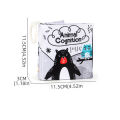 Baby Soft Clothes Book Black and White High Contrast Visual Stimulation Book Toddler Early Learning Educational Book Sensory Toy. 