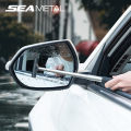 SEAMETAL Car Telescopic Rearview Mirror Squeegee Portable Rainy Glass Window Handheld Wiper Car Side Mirror Cleaning Tool. 